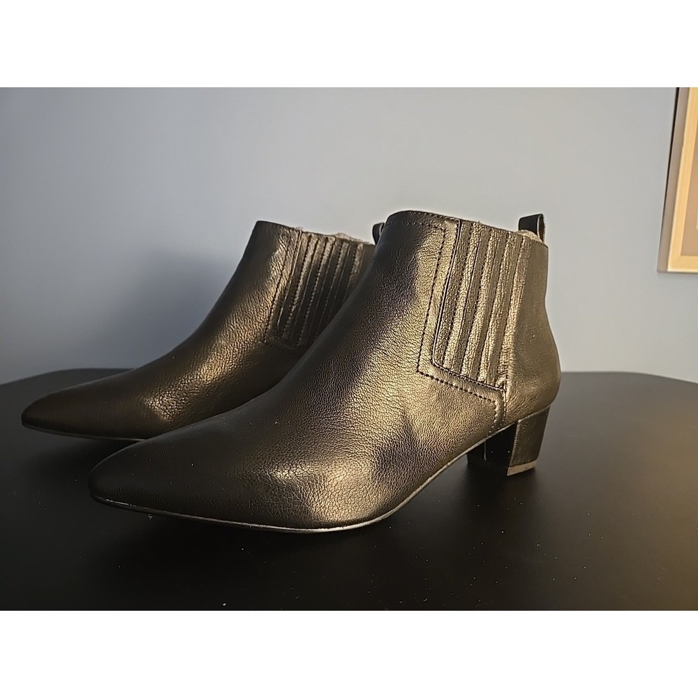 New Nine West Womens Westlyno Black Ankle Boots Booties Pointed Toe Size‎ 8 M